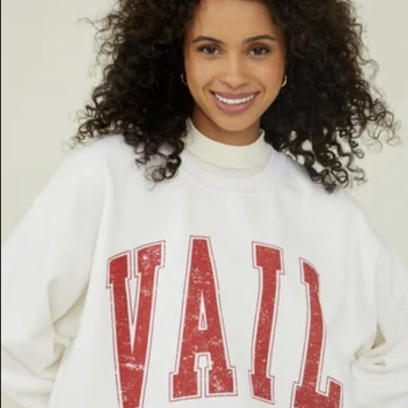 VAIL crewneck hoodie by Altar'd State - Picture 1 of 4
